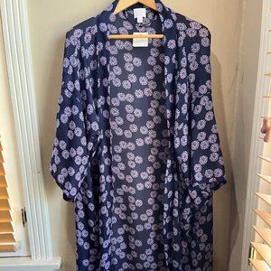 14th & Union Violet/Purple Kimono NWT